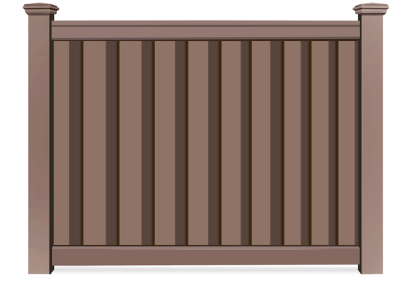 Trex composite fence in Hickory