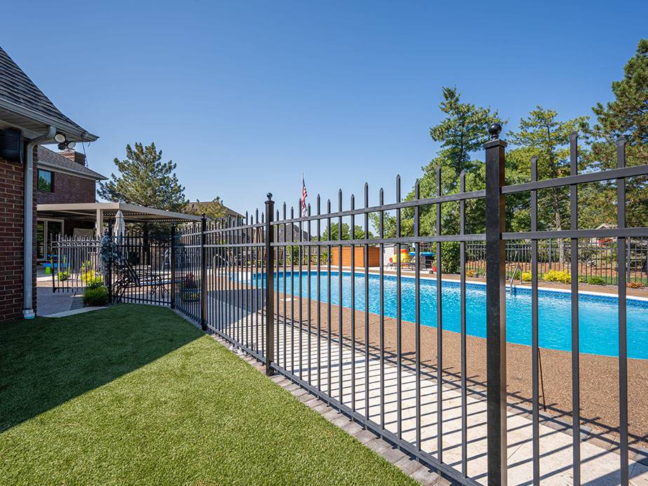 Pool Fence Example in Maiden North Carolina