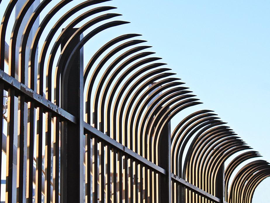 Security Fence Example in Valdese North Carolina